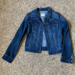 Dark Wash Denim Jean Jacket